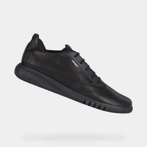 Geox Aerantis Black Mens Sneakers SS20.1DF494